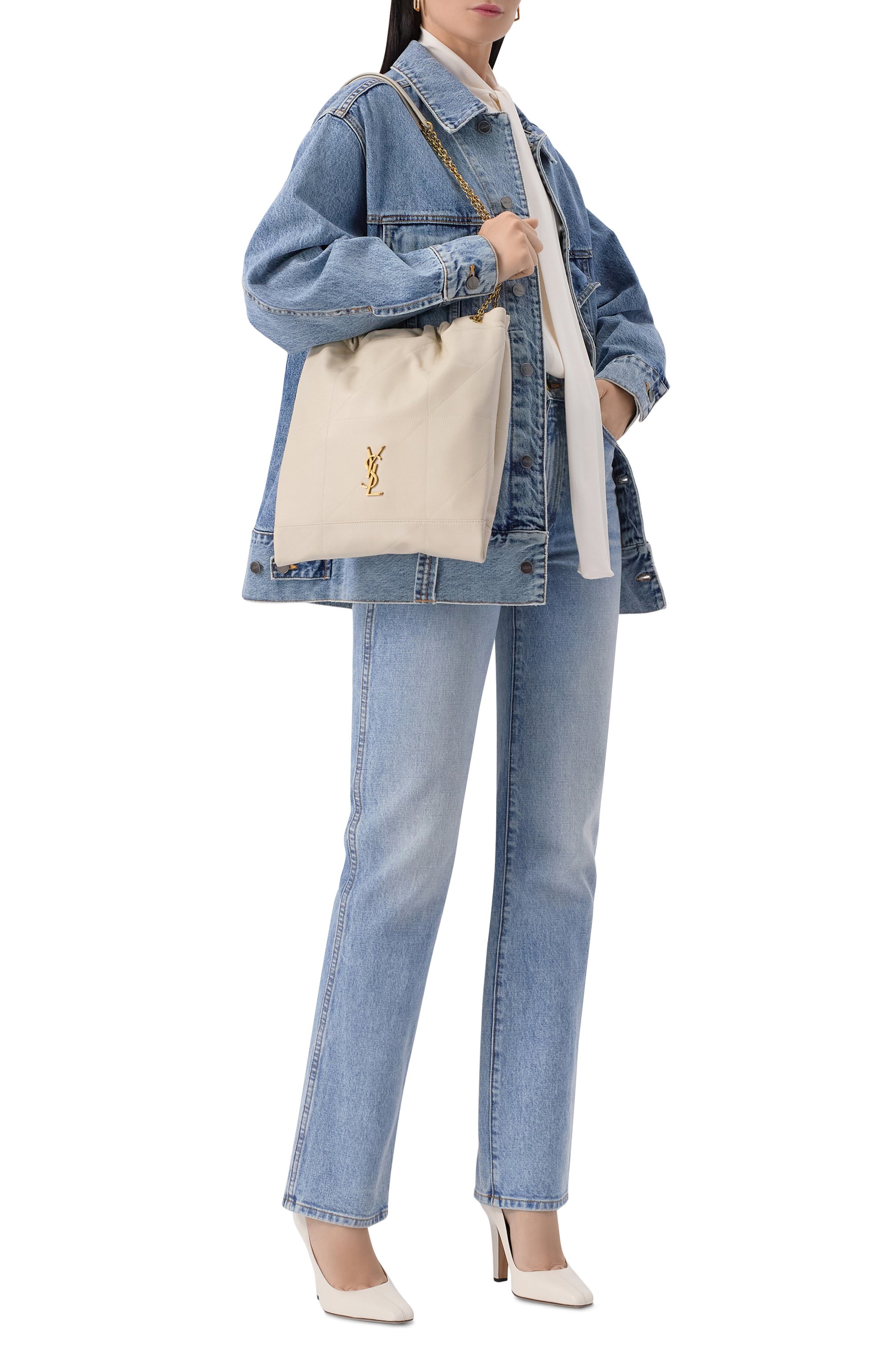 Сумка jamie pochon medium SAINT LAURENT, арт. 781666/AAB32, фото 7