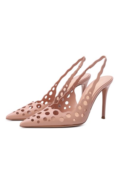 Женские кожаные туфли nikki 95 GIANVITO ROSSI, арт. G95648.95RIC.NXFPEAH