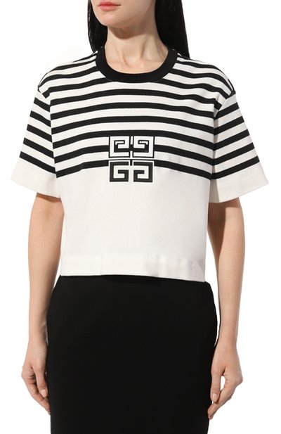 Хлопковая футболка GIVENCHY, арт. BW709X314X, фото 3