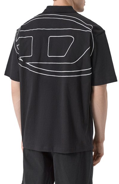 Хлопковое поло DIESEL, арт. A10763/0HGAM, фото 4