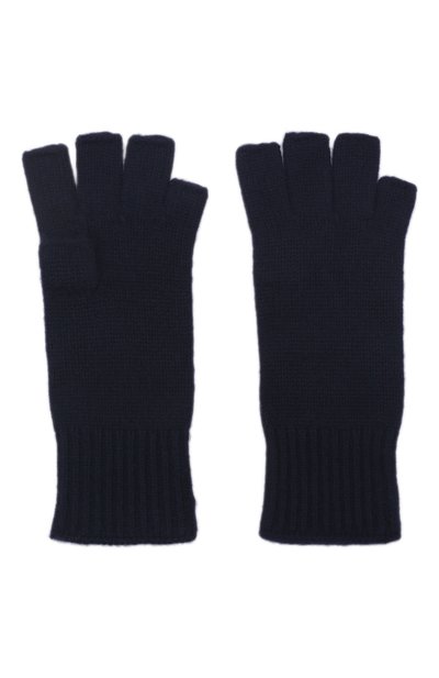 Кашемировые митенки KHAITE темно-синего цвета по цене 57550 руб., арт. 8715600/KAI, фото 3 Кашемировые митенки KHAITE, арт. 8715600/KAI, фото 3