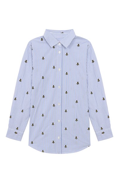 Хлопковая рубашка MC2 SAINT BARTH, арт. STBK MINI BRIGITTE/BRIG003/01921F