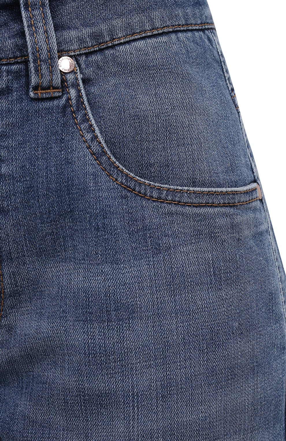 Джинсы BRUNELLO CUCINELLI синего цвета по цене 99450 руб., арт. MH186P5676, фото 5 Джинсы BRUNELLO CUCINELLI, арт. MH186P5676, фото 5