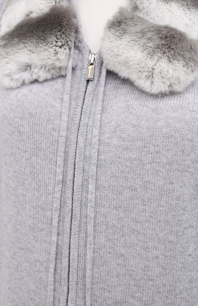 Кардиган с меховой отделкой MAX AND MOI, арт. H20GICAR, фото 5