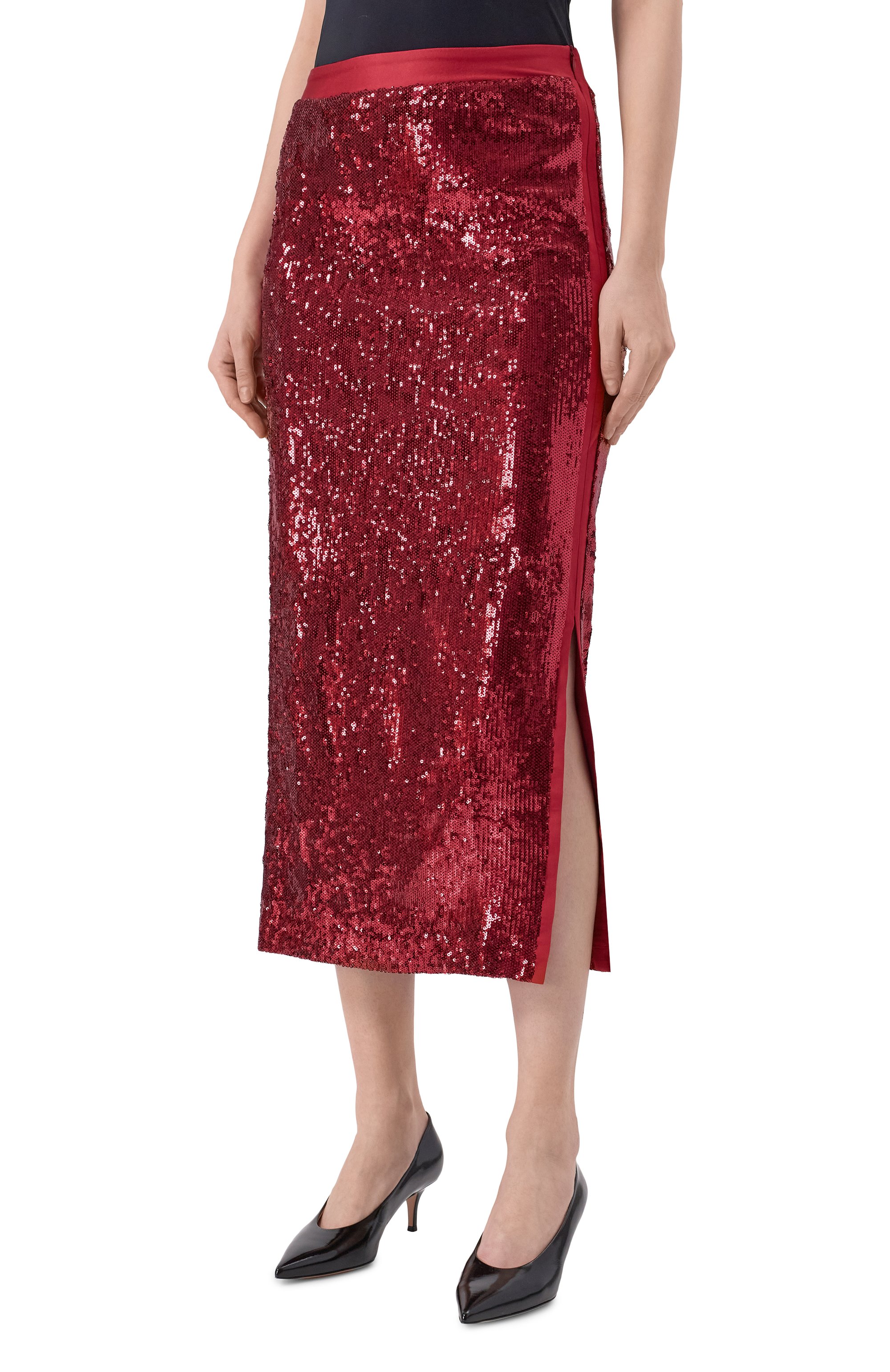 Юбка с отделкой пайетками BOSS, арт. 50547995, фото 3