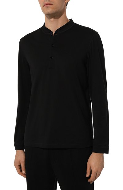 Хлопковый лонгслив-хенли BRUNELLO CUCINELLI, арт. M0B131365, фото 3