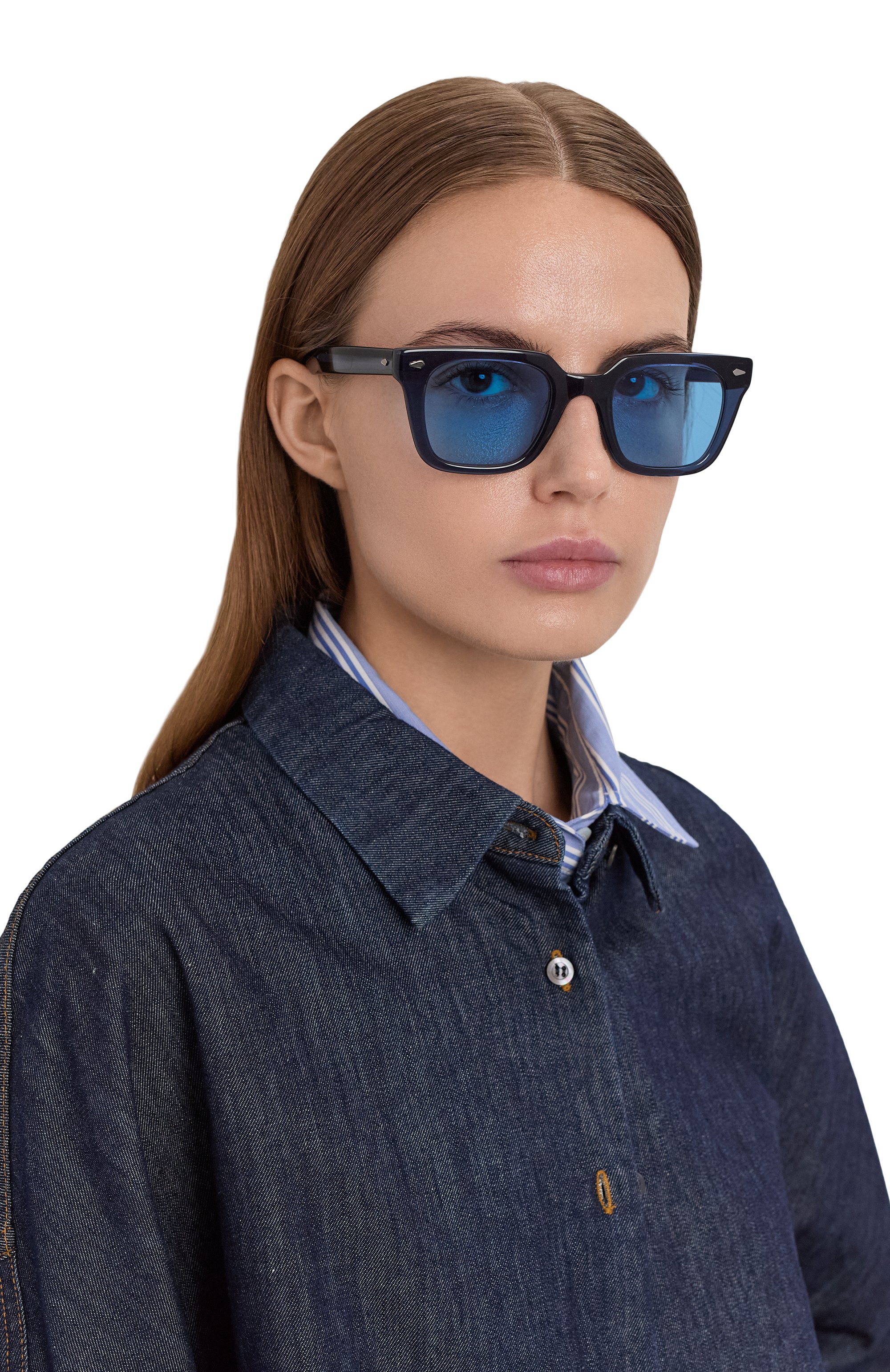 Солнцезащитные очки MOSCOT, арт. GR0BER SUN NAVY/CELEBRITY BLUE, фото 3
