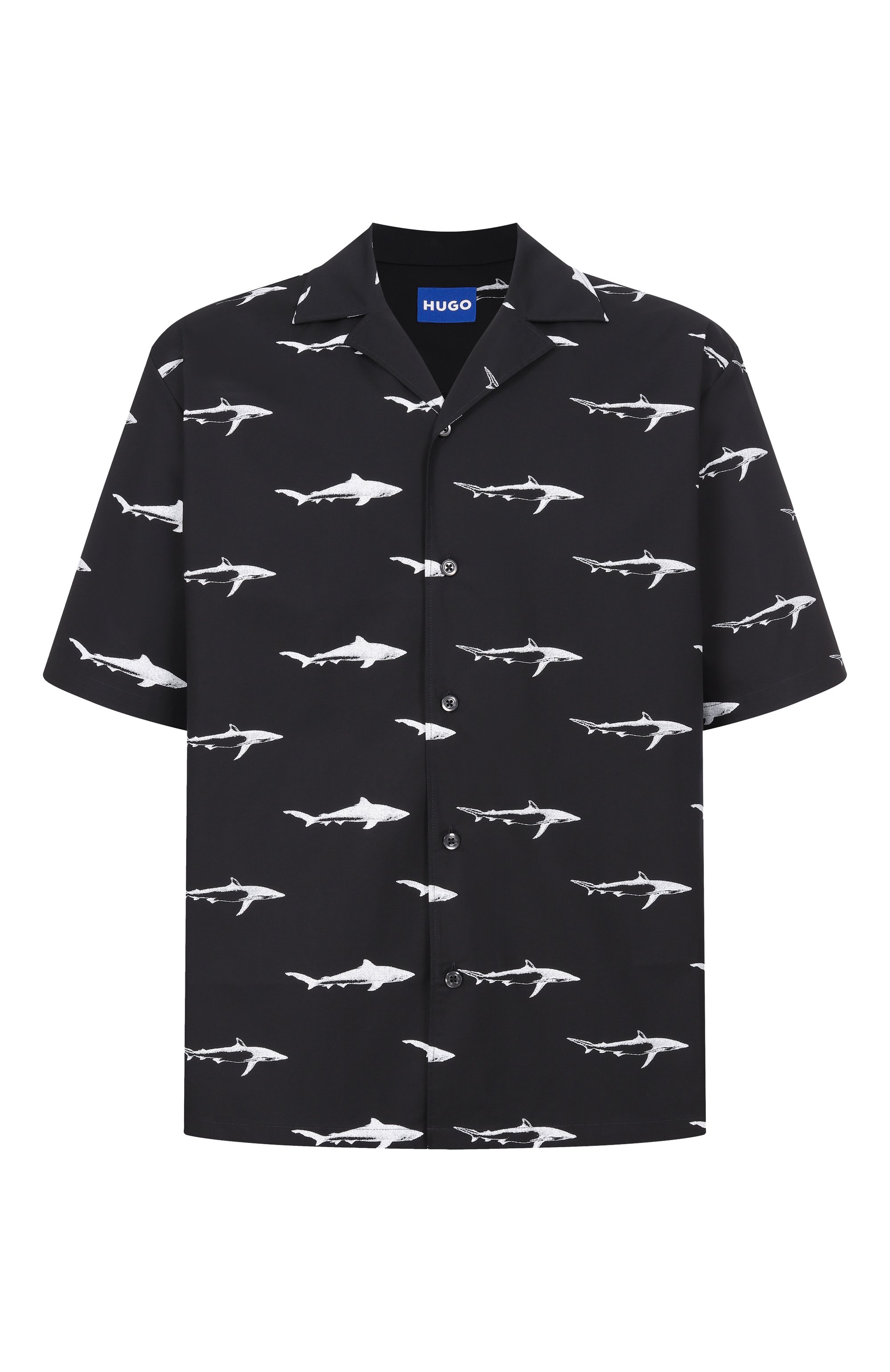 Хлопковая рубашка HUGO BLUE, арт. 50555413, фото 1