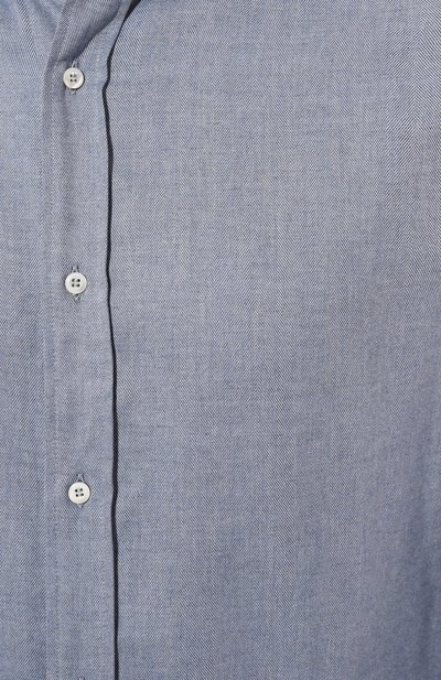 Рубашка из хлопка и лиоцелла BRUNELLO CUCINELLI, арт. MY6370627, фото 5