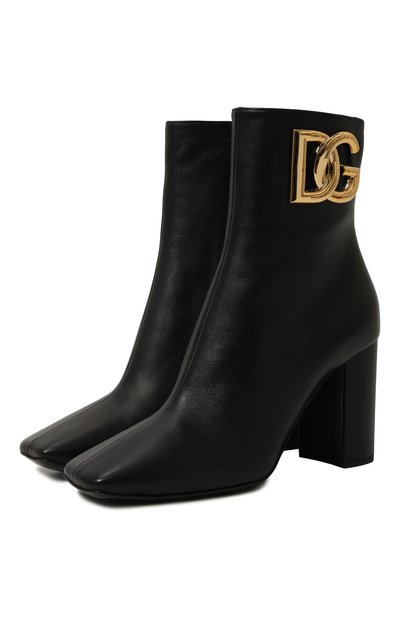 Женские кожаные ботильоны DOLCE & GABBANA, арт. CT1001/AQ513