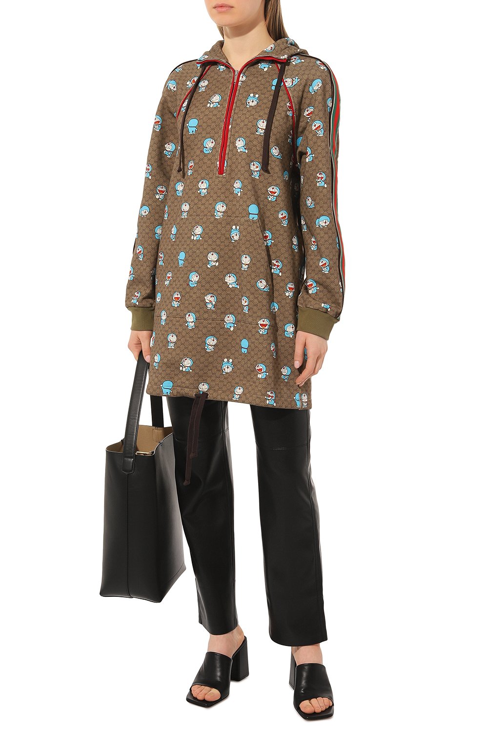 Хлопковое худи doraemon x gucci GUCCI, арт. 656650 XJDIE, фото 2