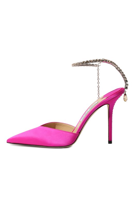 Текстильные туфли Saeda 100 Jimmy Choo SAEDA100/BGH Розовый  SAEDA100/BGH Фото 4