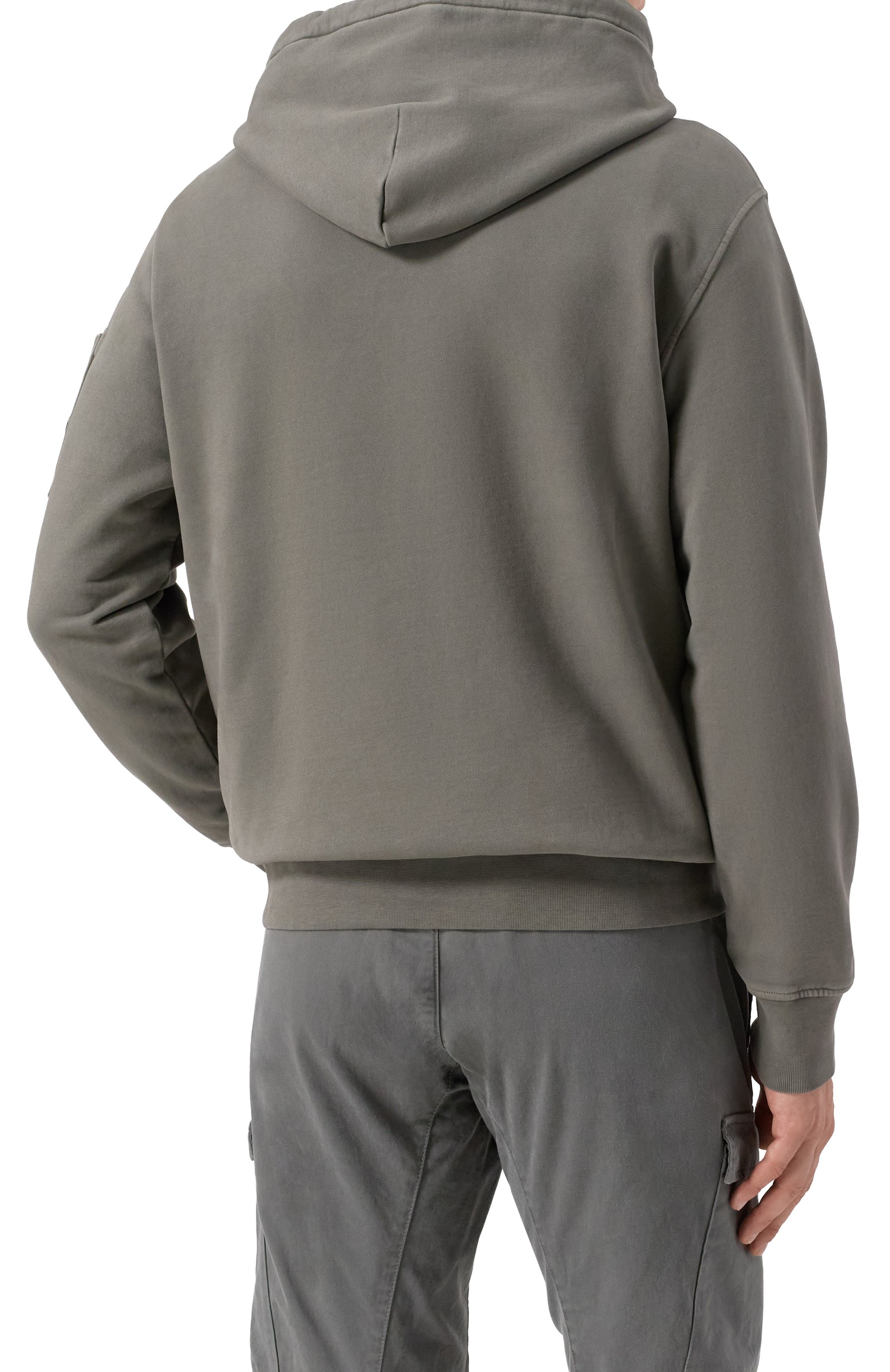 Хлопковое худи C.P. COMPANY, арт. 19CMSS719A006372R, фото 4