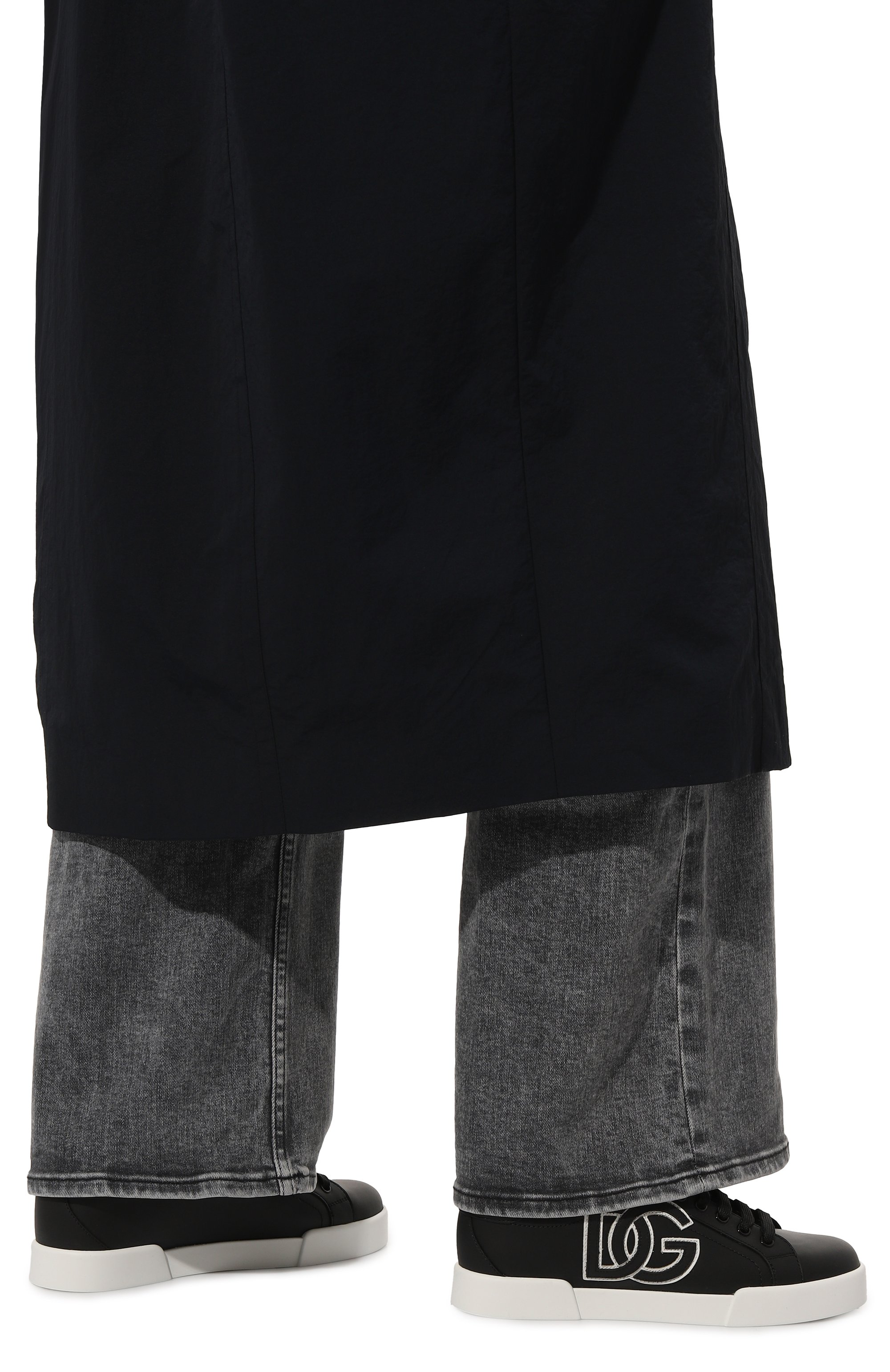 Кожаные кеды portofino DOLCE & GABBANA, арт. CK1545/AC330, фото 3