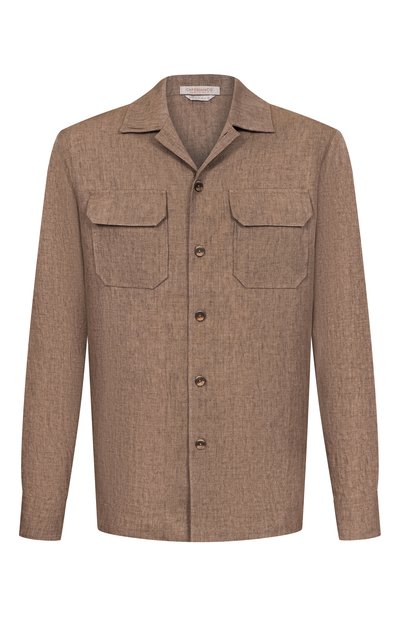 Мужская льняная рубашка CAPOBIANCO, арт. 20M515.LL00.