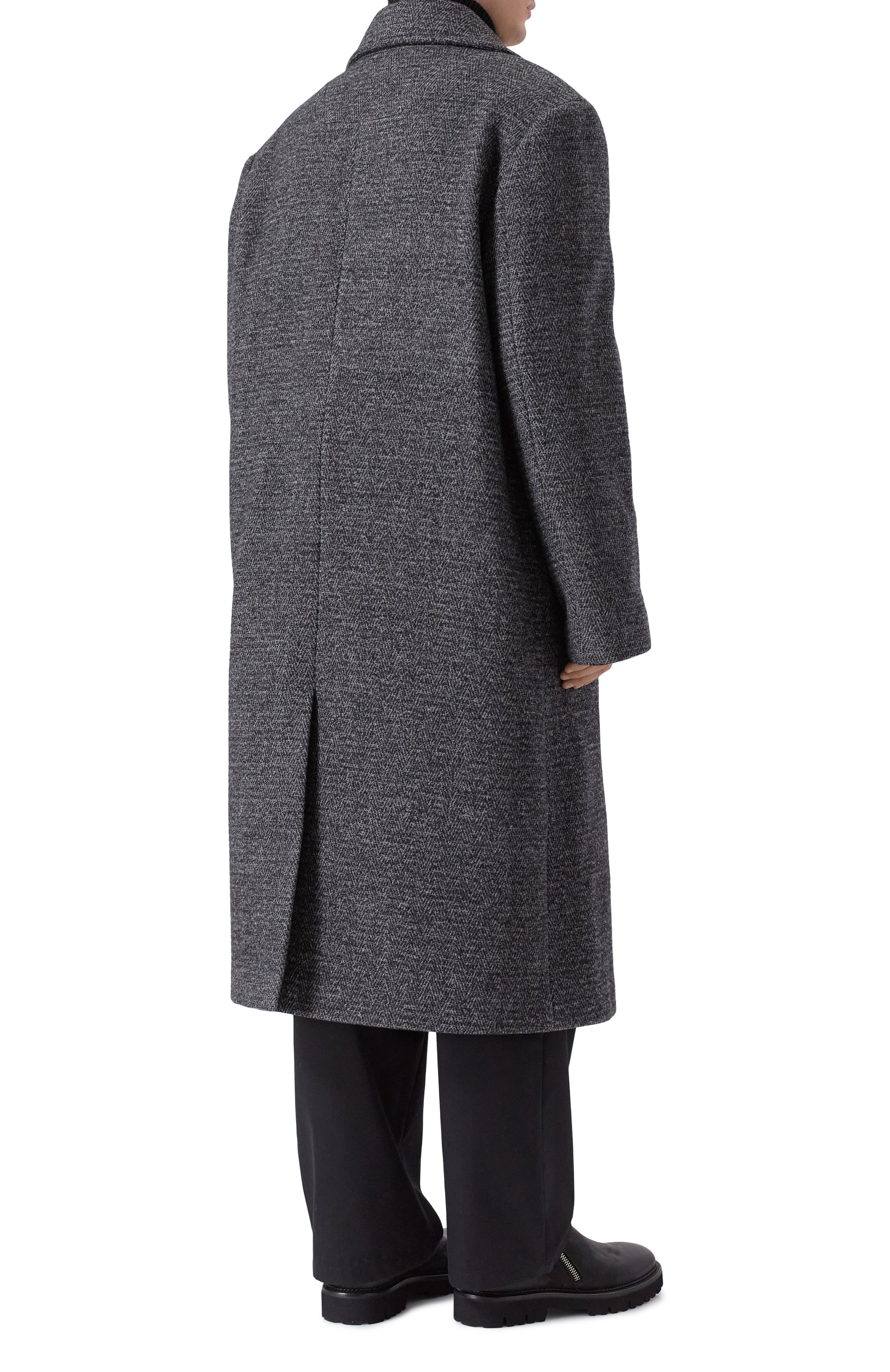 Шерстяное пальто JUUN.J темно-серого цвета по цене 182000 руб., арт. JC5X30P31, фото 4 Шерстяное пальто JUUN.J, арт. JC5X30P31, фото 4