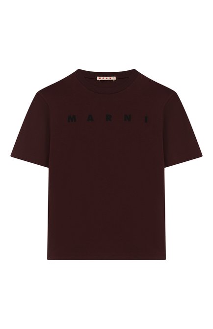 Хлопковая футболка MARNI, арт. M01601/M00RF