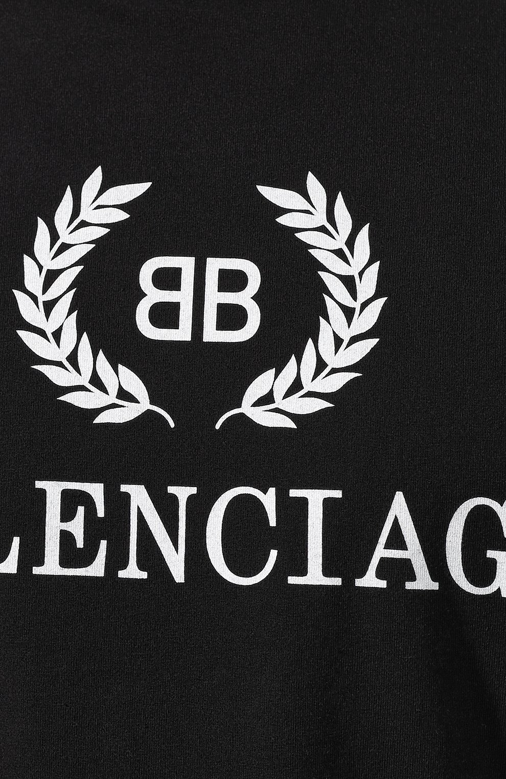 Хлопковая футболка BALENCIAGA черного цвета по цене 27150 руб., арт. 556148/TDV51, фото 5 Хлопковая футболка BALENCIAGA, арт. 556148/TDV51, фото 5