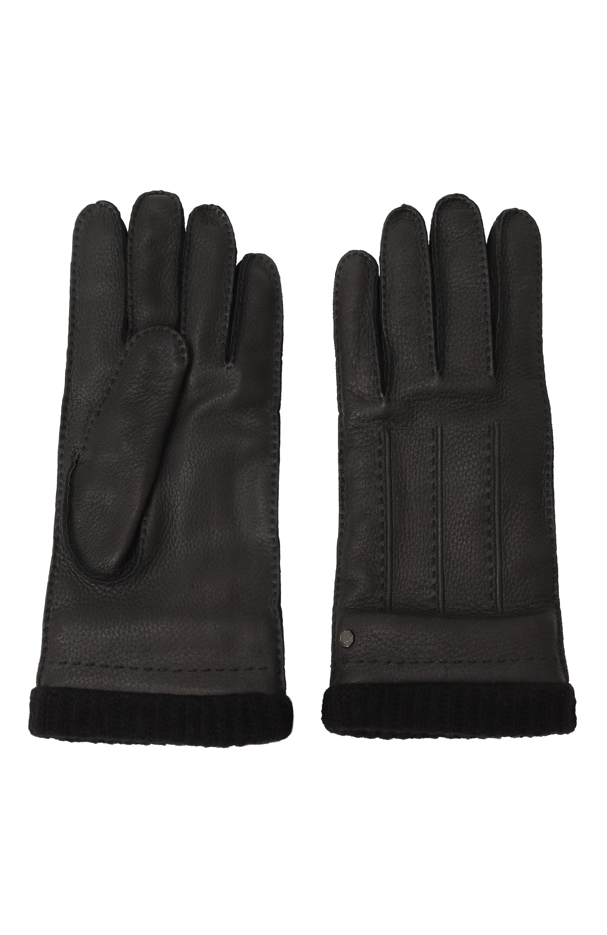 Кожаные перчатки STEFANO RICCI, арт. M5G4300010/BCSK, фото 2