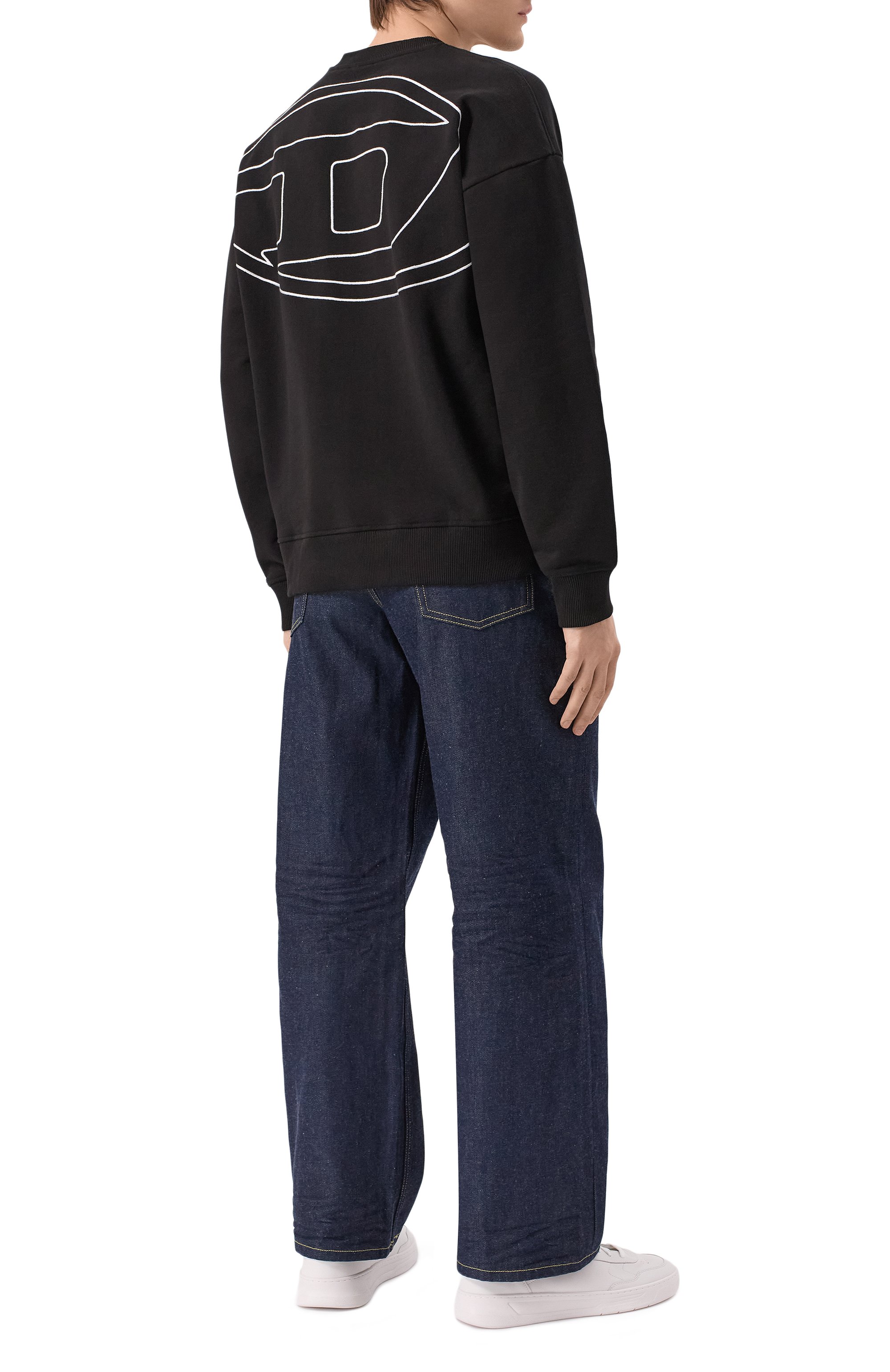 Хлопковый свитшот DIESEL, арт. A11303/0GYCJ, фото 2