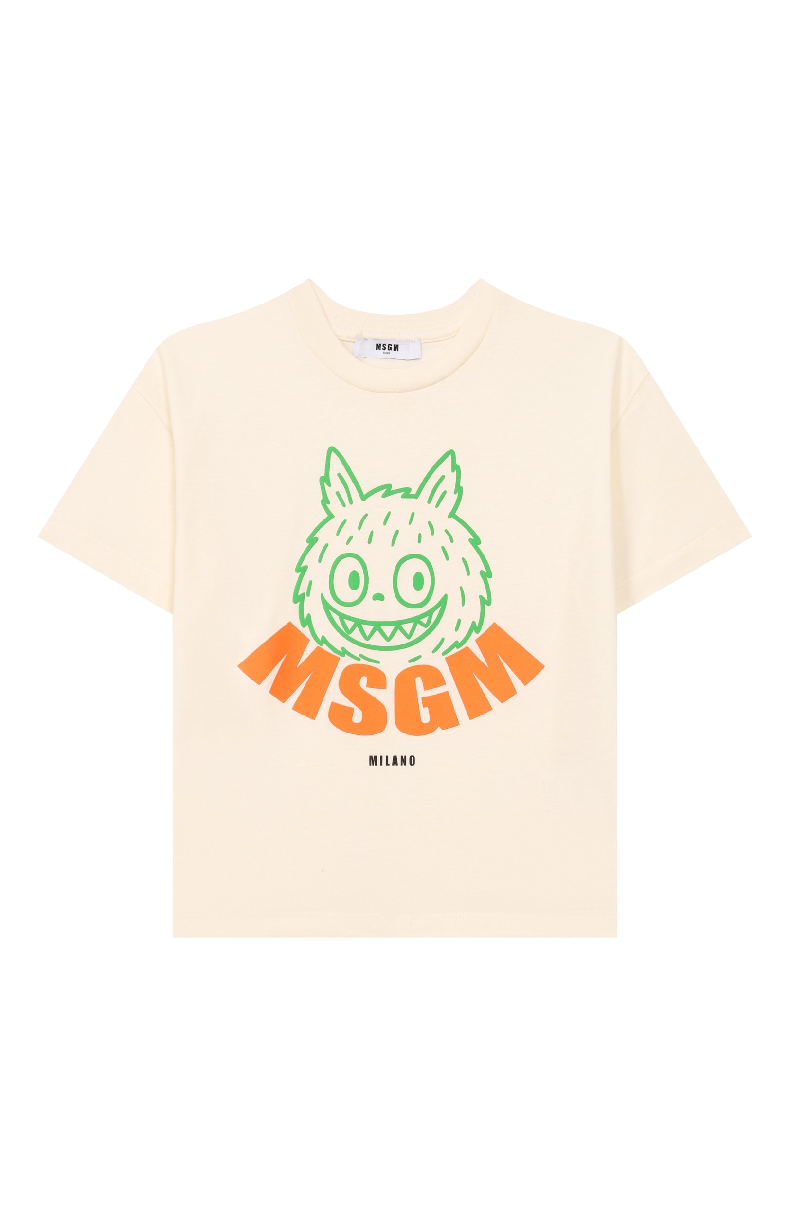 Хлопковая футболка MSGM KIDS, арт. F6MSJBTH287, фото 1
