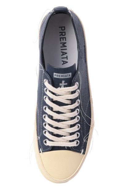Замшевые кеды vincent 015 PREMIATA, арт. VINCE015/NAVY, фото 5