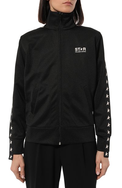 Толстовка GOLDEN GOOSE DELUXE BRAND черного цвета по цене 31900 руб., арт. GWP00875.P000520, фото 3 Толстовка GOLDEN GOOSE DELUXE BRAND, арт. GWP00875.P000520, фото 3