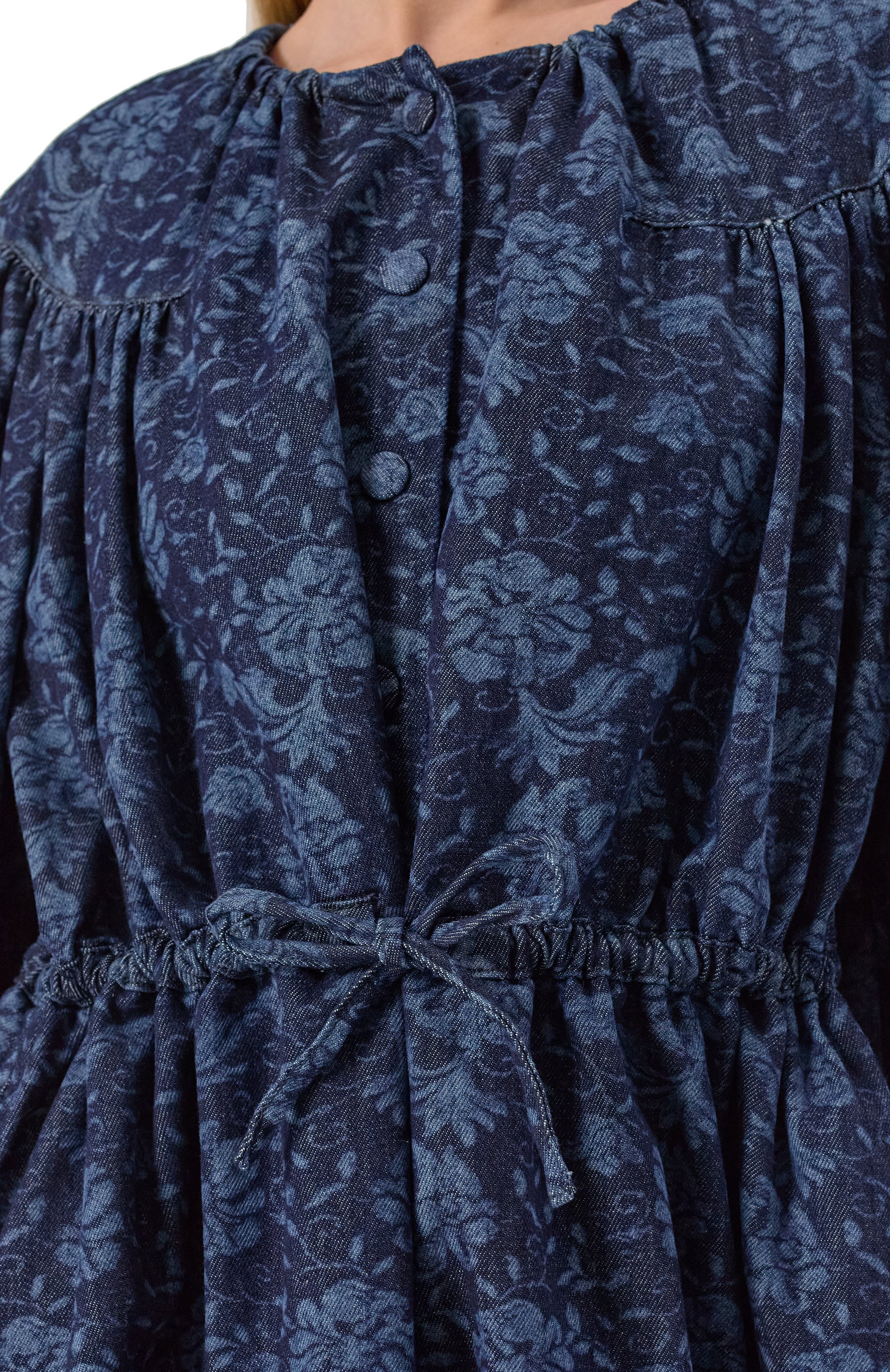 Джинсовая куртка DRIES VAN NOTEN темно-синего цвета по цене 87550 руб., арт. 251-010511-1557, фото 5 Джинсовая куртка DRIES VAN NOTEN, арт. 251-010511-1557, фото 5