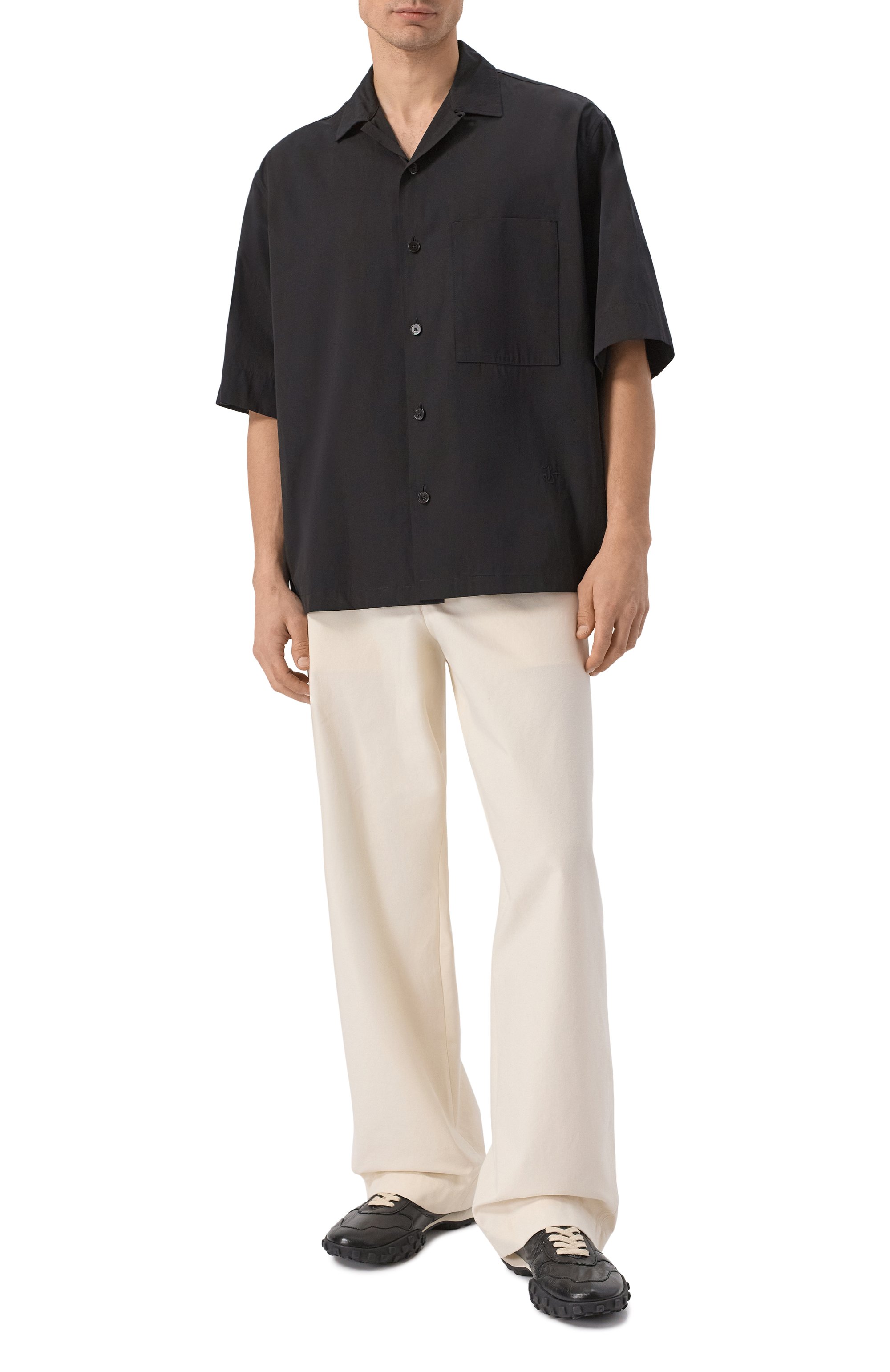 Хлопковая рубашка JIL SANDER, арт. J47DL0166/J45292, фото 2