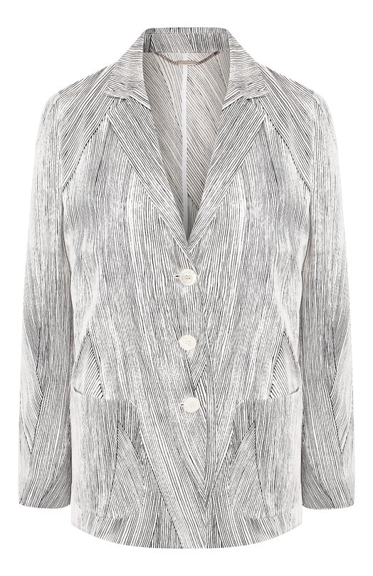 

Шелковый жакет Kiton, Чёрно-белый