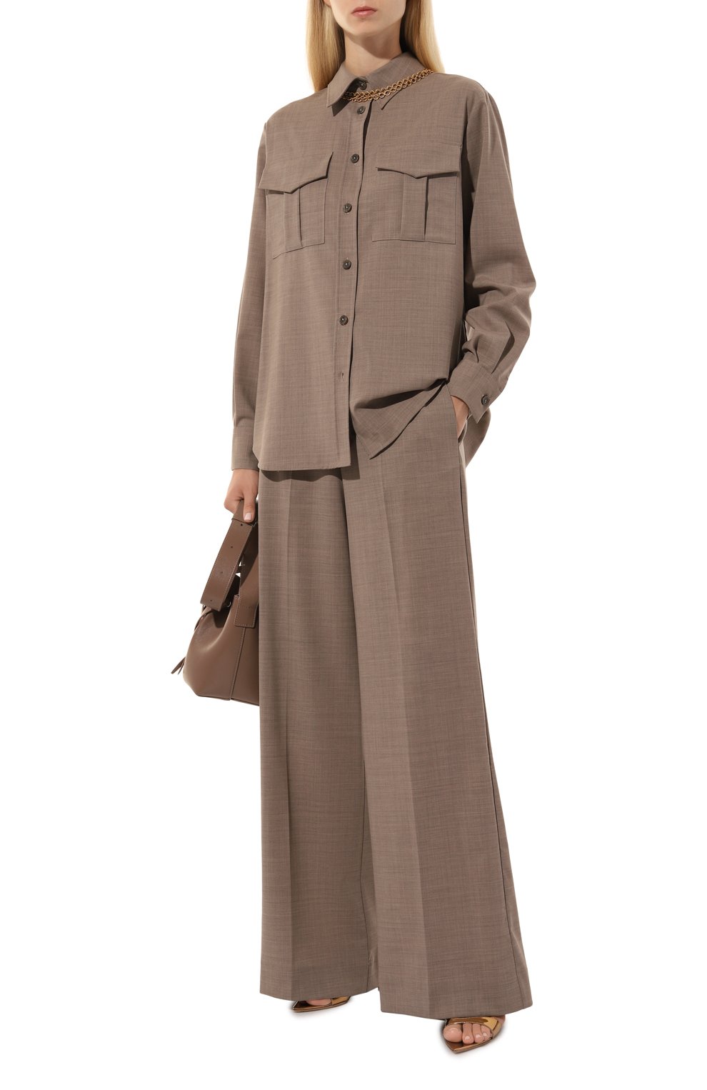 Шерстяные брюки P.A.R.O.S.H., арт. D232245, фото 2