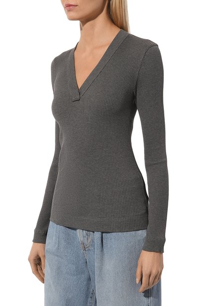 Хлопковый пуловер BRUNELLO CUCINELLI, арт. MH990BF202, фото 3