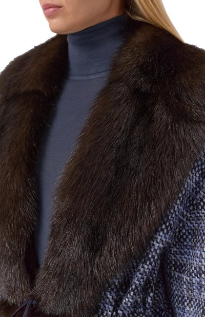 Куртка из кашемира и шелка с подкладкой из норки и воротником из соболя MVST, арт. M25.1MW.0001N/13441, фото 5