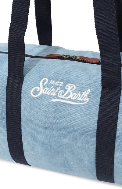 Текстильная спортивная сумка MC2 SAINT BARTH голубого цвета по цене 15800 руб., арт. STBA/JETLEG R0UND/06578D, фото 3 Текстильная спортивная сумка MC2 SAINT BARTH, арт. STBA/JETLEG R0UND/06578D, фото 3