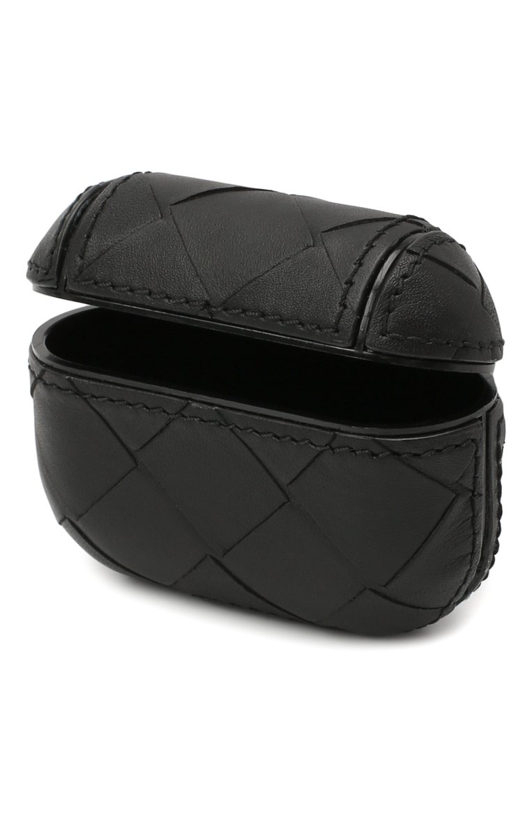 Чехол для airpods pro BOTTEGA VENETA черного цвета, арт. 630338/VCPQ1 | Фото 2 (Женское Кросс-КТ: Кожа AirPods; Региональные ограничения белый список (Axapta Mercury): RU, Не проставлено; Нос: Не проставлено)