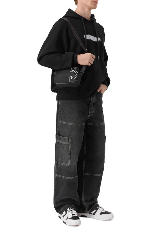 Сумка Heritage Off-White 0MNQ099C99FAB001 Чёрный  0MNQ099C99FAB001 Фото 7