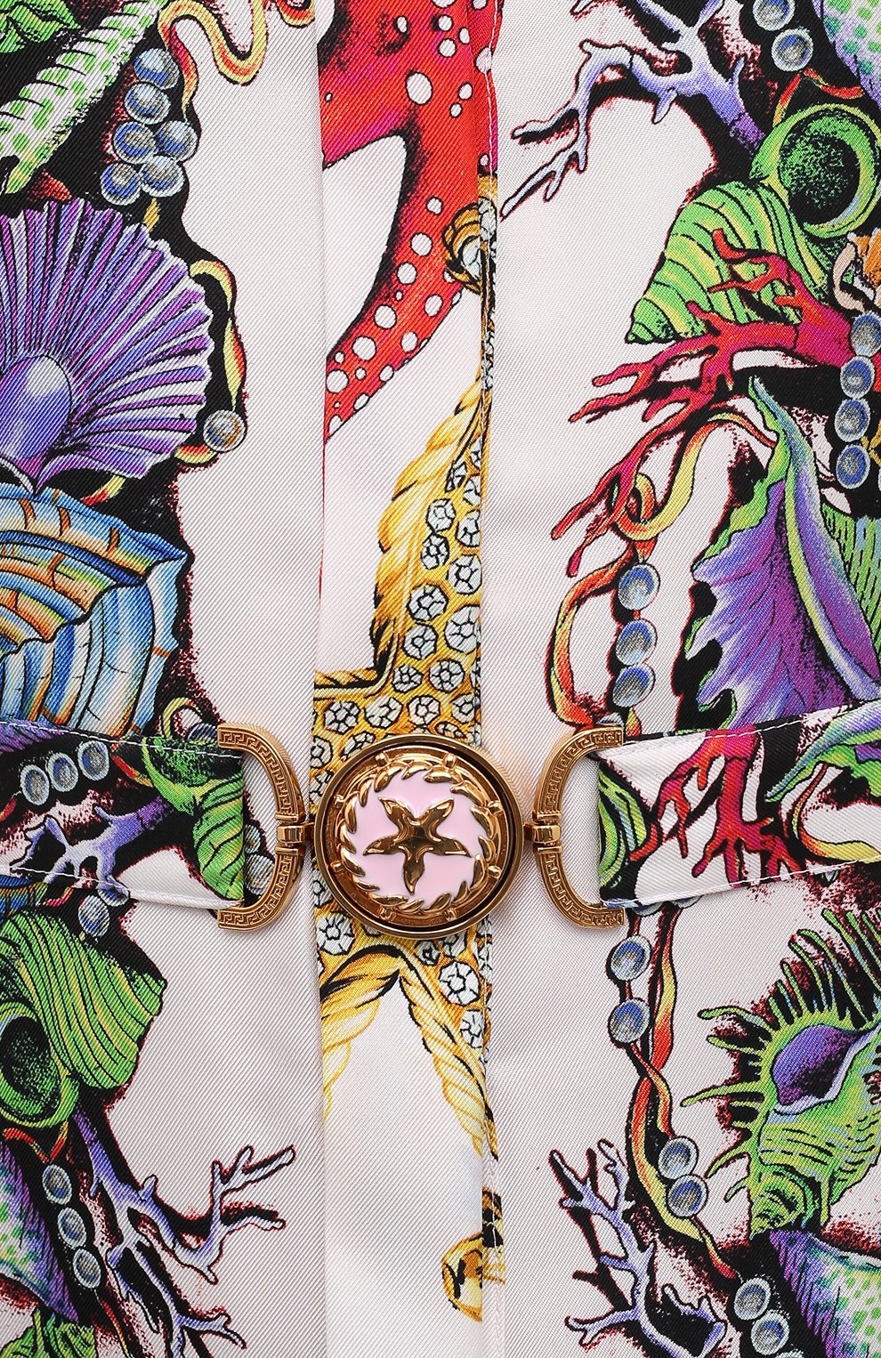 Шелковое платье VERSACE, арт. A89136/1F01000, фото 5