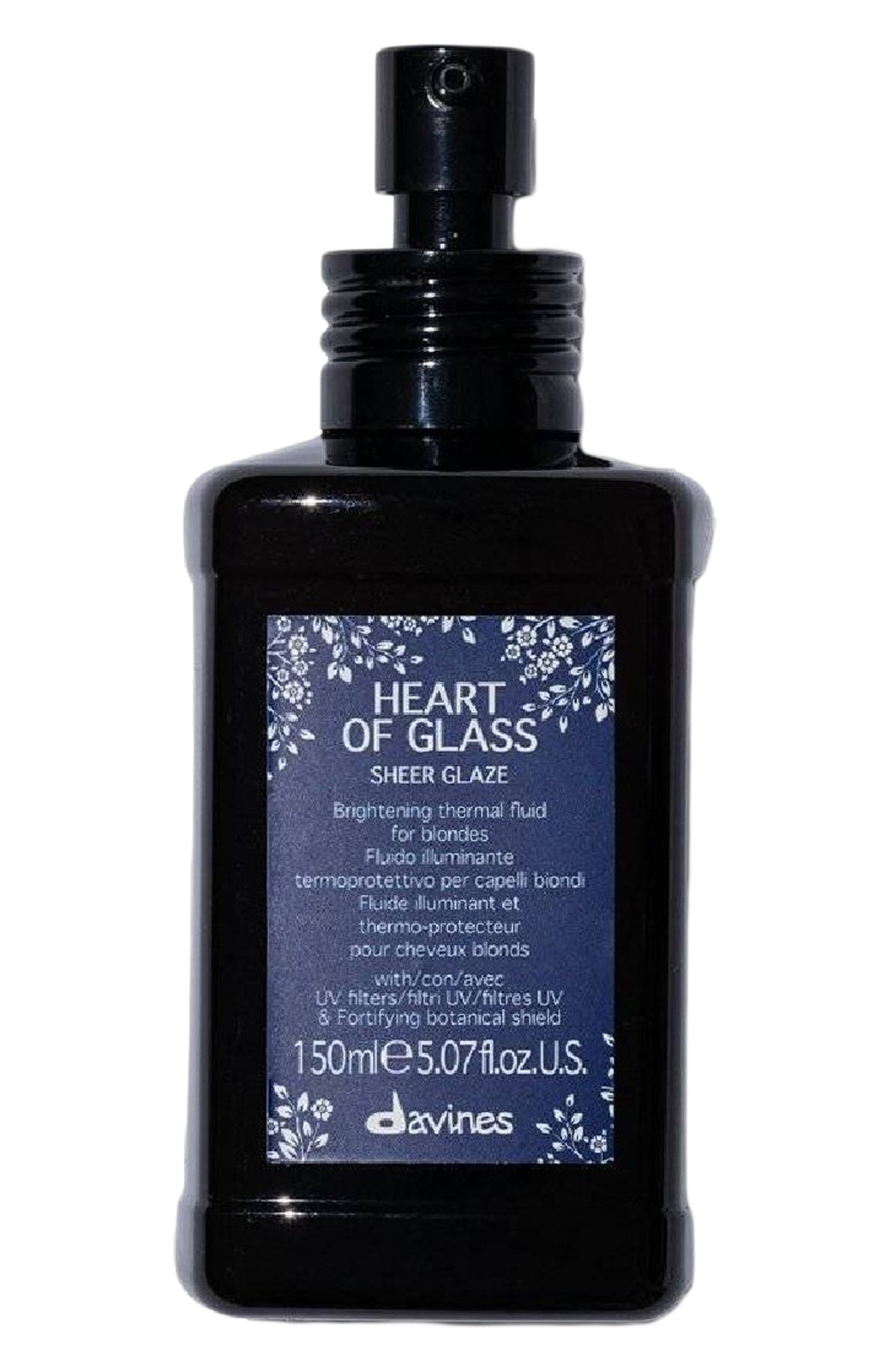 Флюид для абсолютного сияния светлых волос heart of glass (150ml) DAVINES, арт. 72008, фото 1