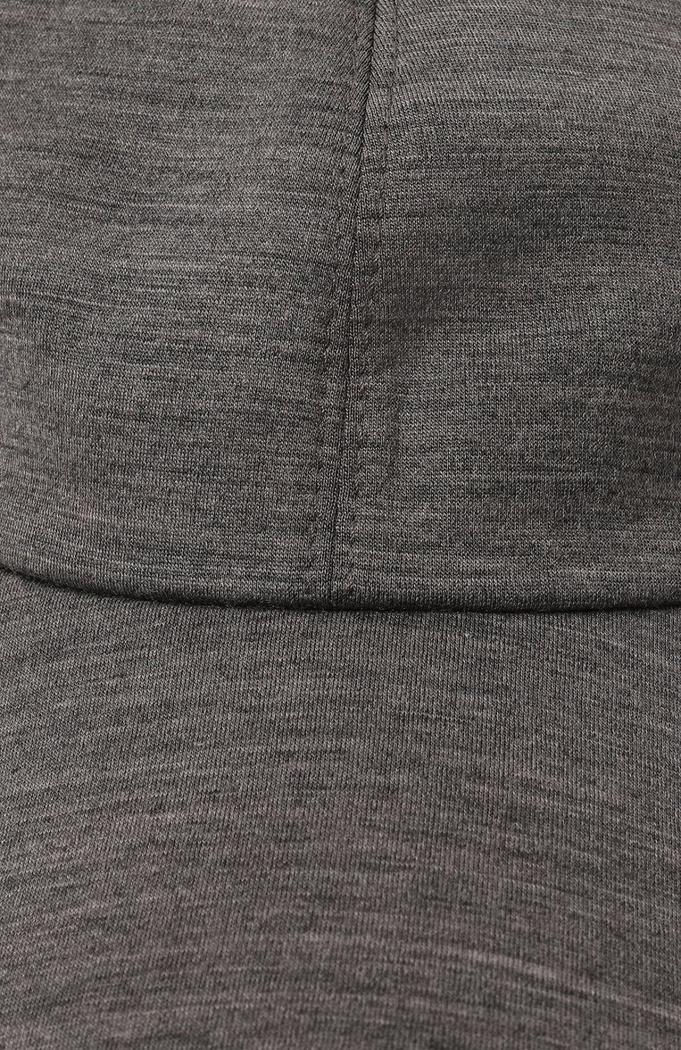Мужская шерстяная бейсболка ZEGNA серого цвета, арт. Z4I60/B2A | Фото 4 (Материал: Шерсть, Текстиль; Статус проверки: Проверено, Проверена категория; Нос: Не проставлено)