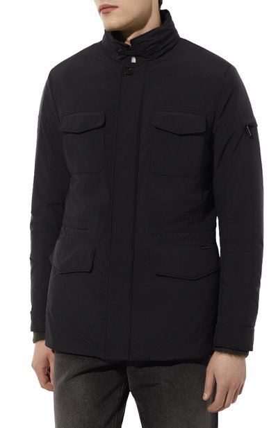 Куртка leonardo-stp MOORER темно-синего цвета по цене 184500 руб., арт. MOUGI100225 TEPA023 LEONARDO-STP, фото 3 Куртка leonardo-stp MOORER, арт. MOUGI100225 TEPA023 LEONARDO-STP, фото 3