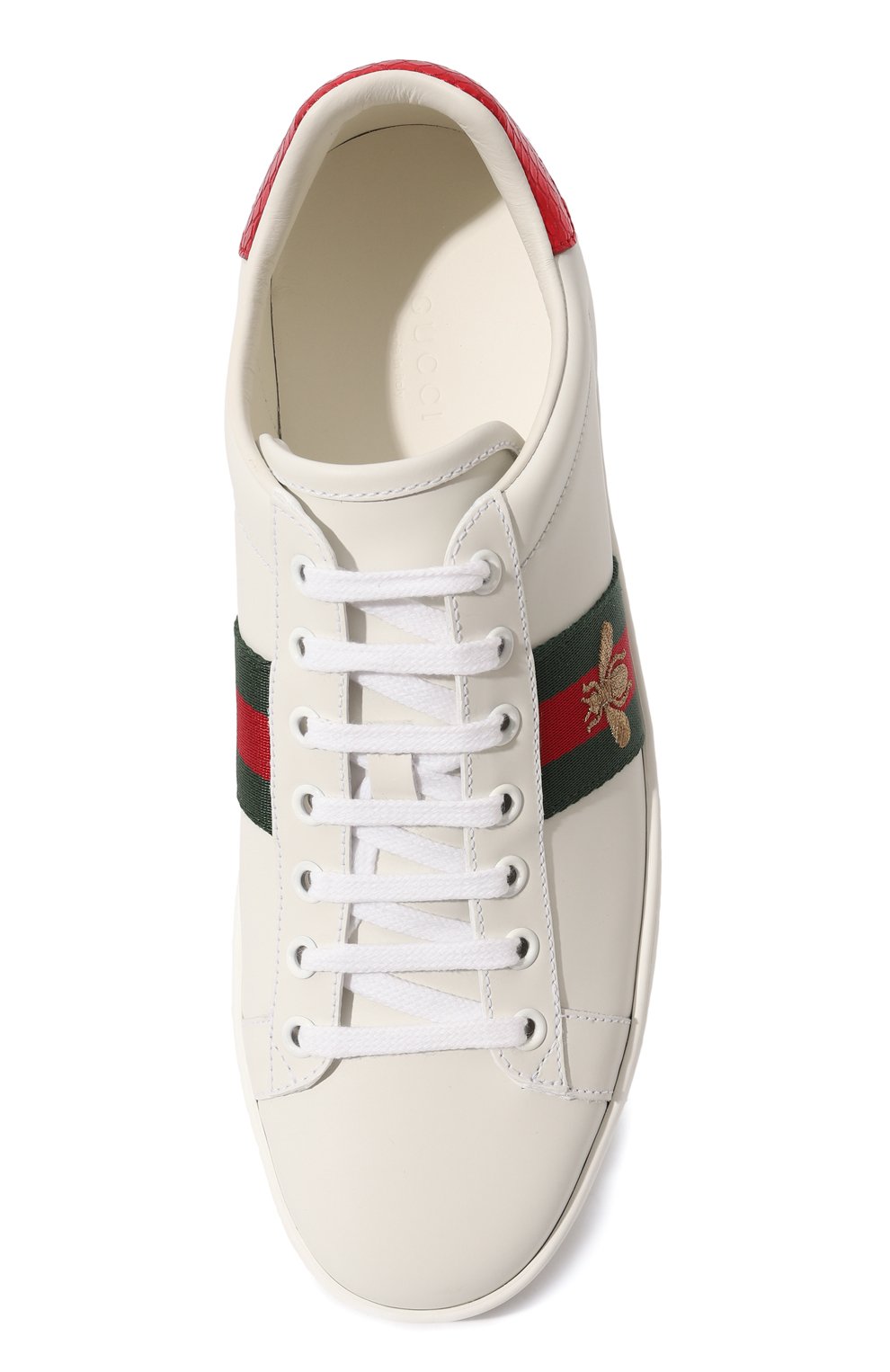 Кожаные кеды ace GUCCI, арт. 431942 02JP0, фото 6