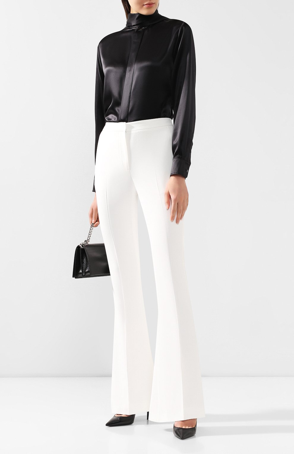 Расклешенные брюки ALEXANDER MCQUEEN, арт. 594346/QEAAA, фото 2
