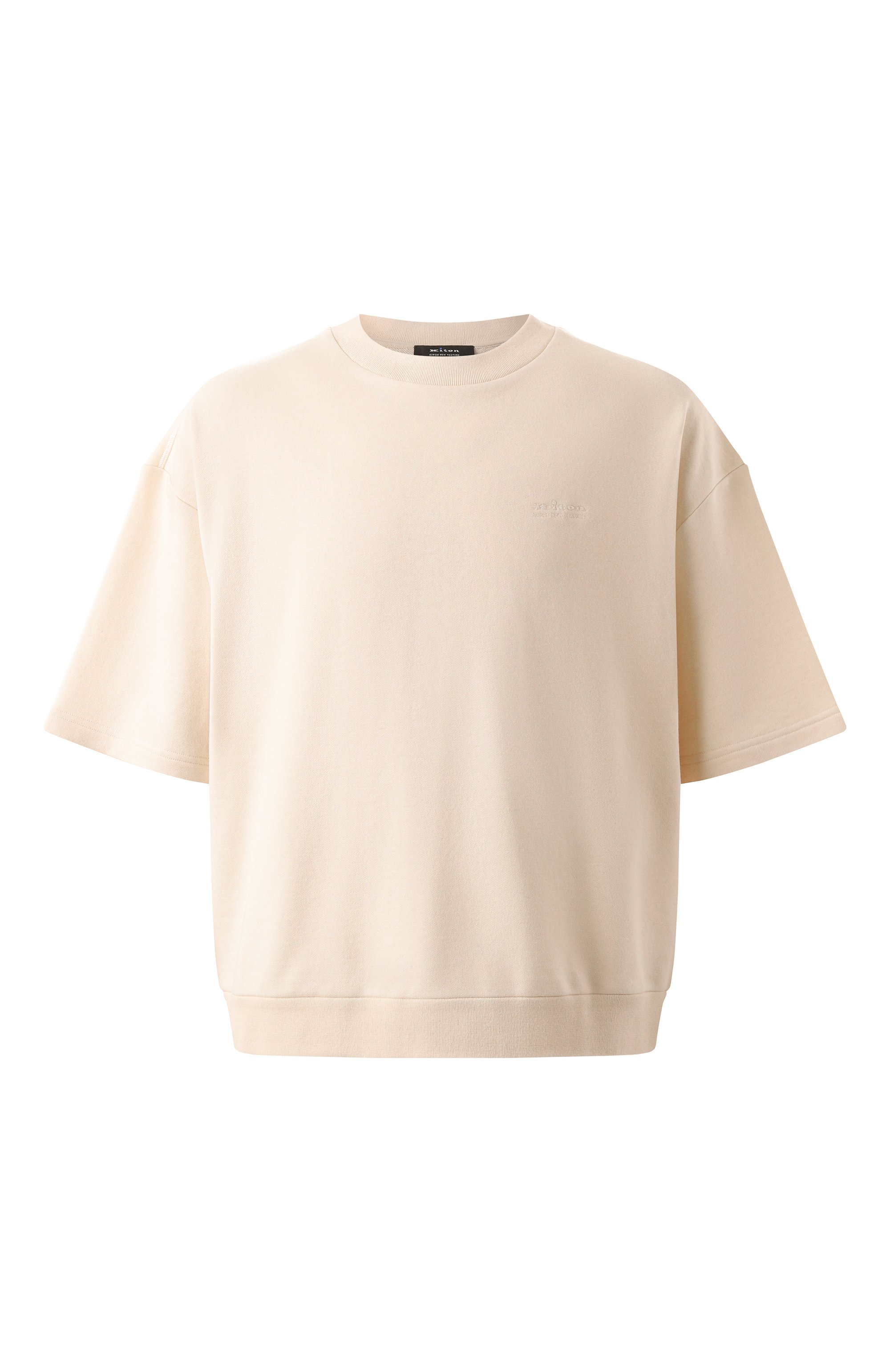 Футболка из хлопка и шелка KITON, арт. UMM063108, фото 1