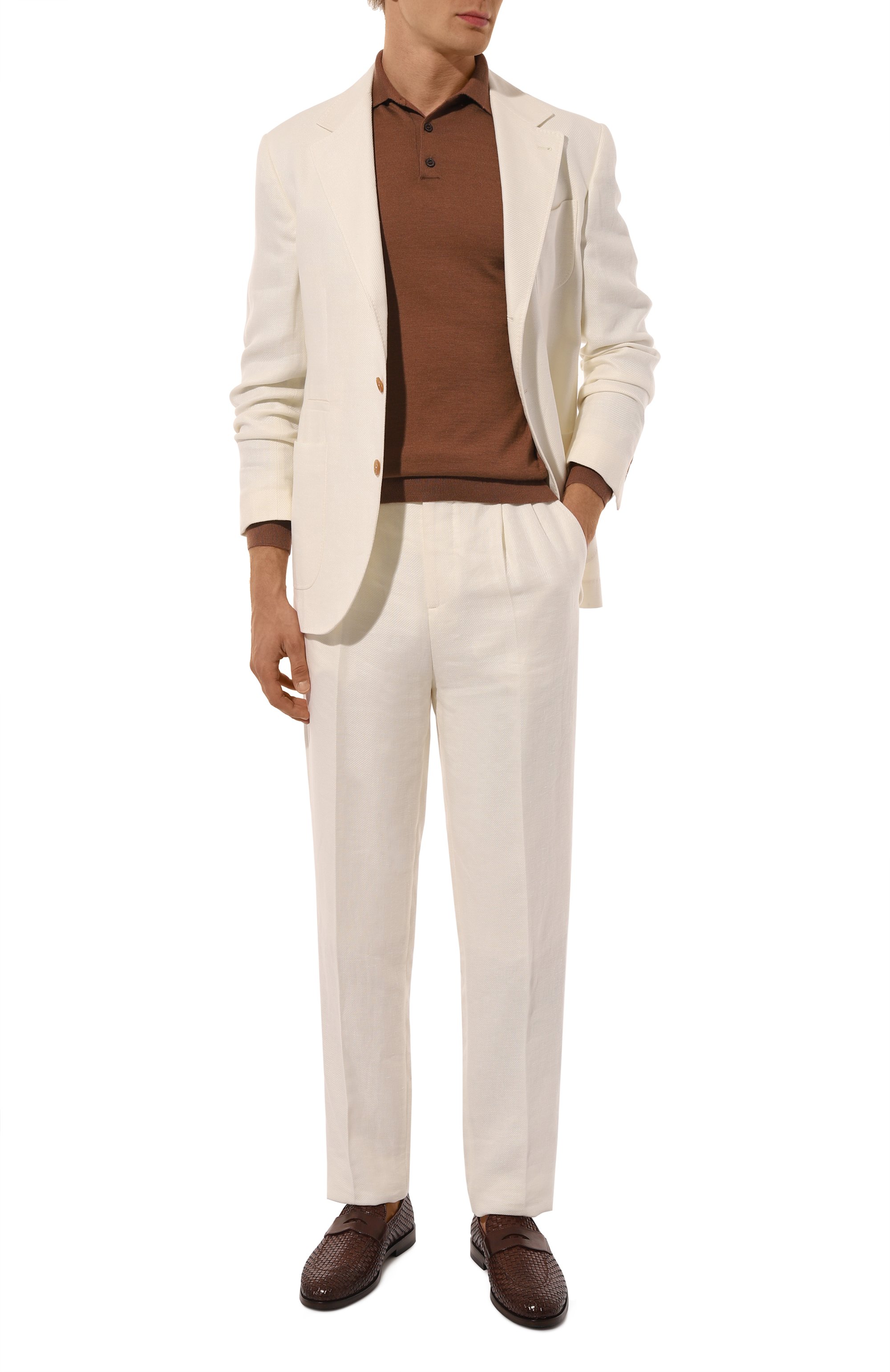 Костюм изо льна и шерсти BRUNELLO CUCINELLI, арт. MW482EDNS, фото 2