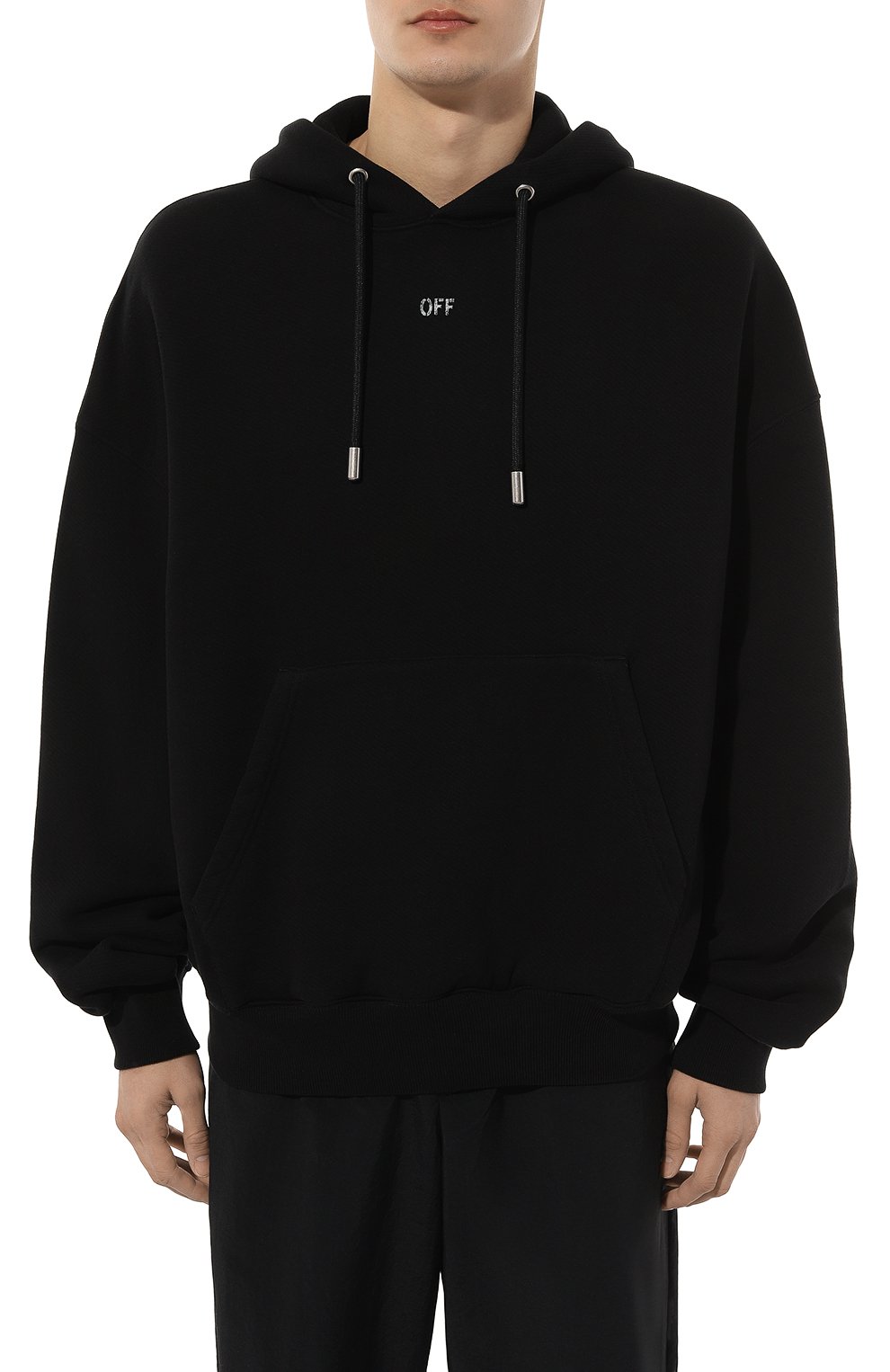 Хлопковое худи OFF-WHITE, арт. 0MBB118C99FLE001, фото 3