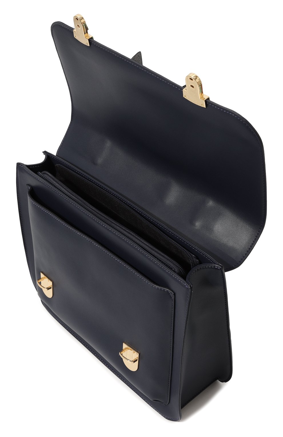 Портфель MONNALISA темно-синего цвета по цене 26520 руб., арт. 18B000, фото 3 Портфель MONNALISA, арт. 18B000, фото 3