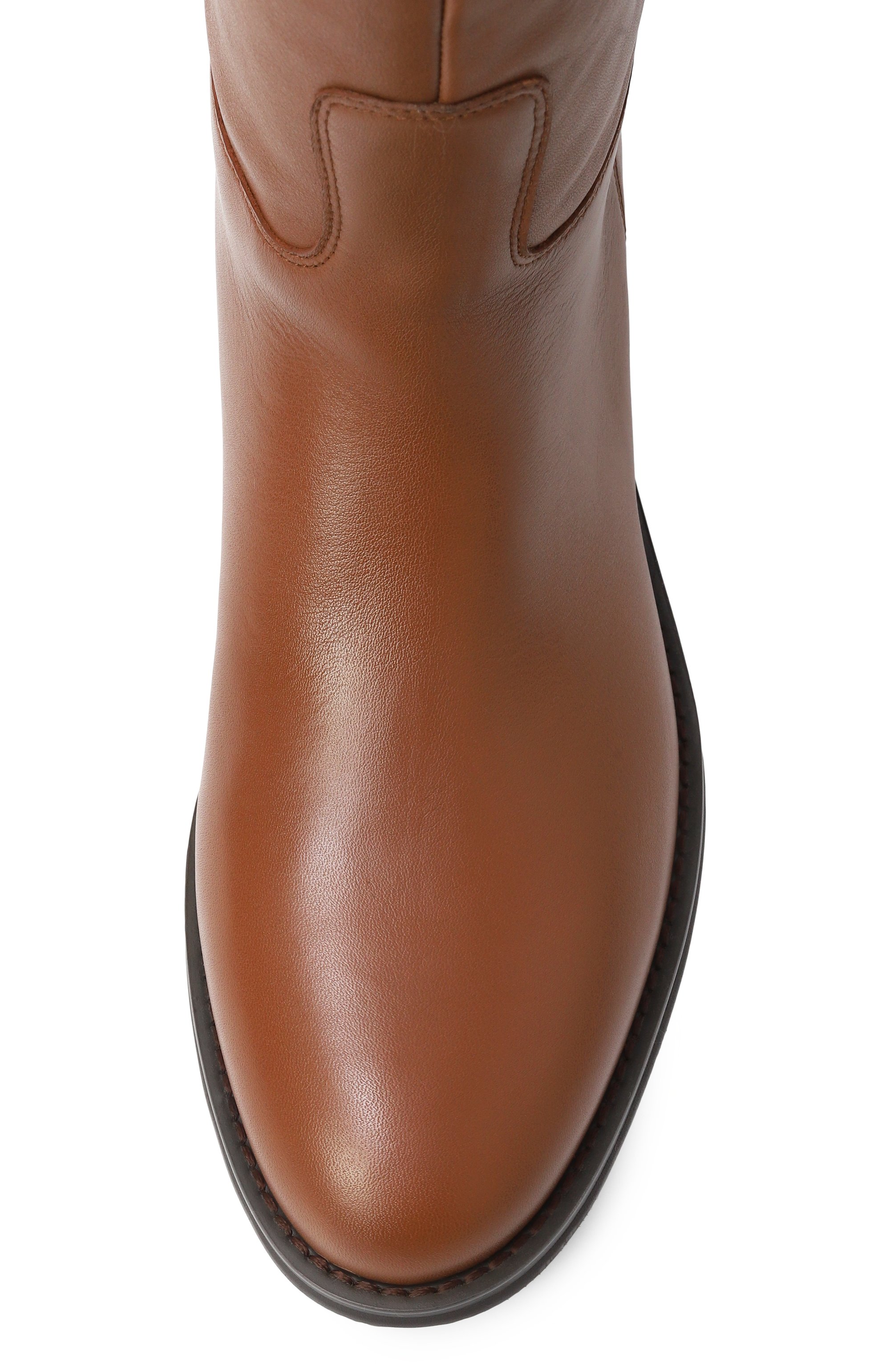 Кожаные ботфорты 12 STOREEZ, арт. 133789, фото 6