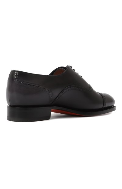 Кожаные оксфорды adrian SANTONI, арт. MCAG18885MC3HVSY, фото 5