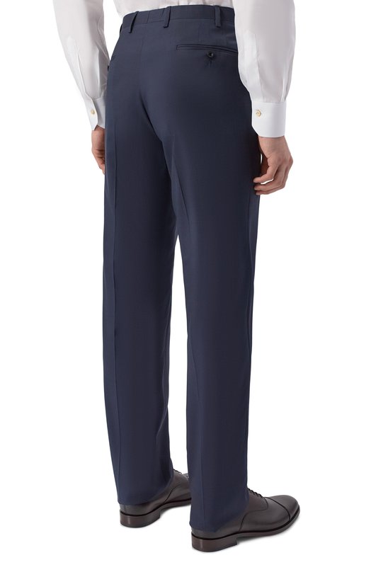 Шерстяной костюм Kiton UA81K01274_001 Синий  UA81K01274_001 Фото 5