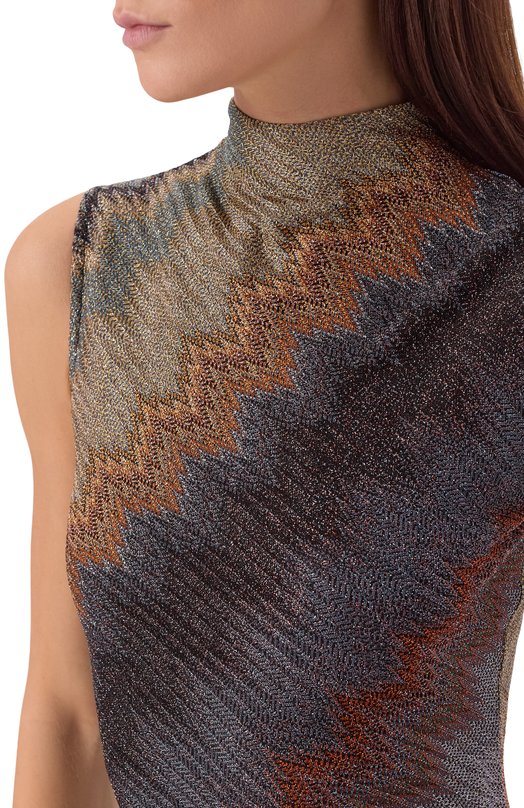 Платье из вискозы Missoni DS25WG25/BR012K Разноцветный  DS25WG25/BR012K Фото 4